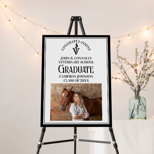 Custom Veterinary School Photo Graduation Party