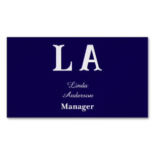 Custom vibrant professional business card magnet