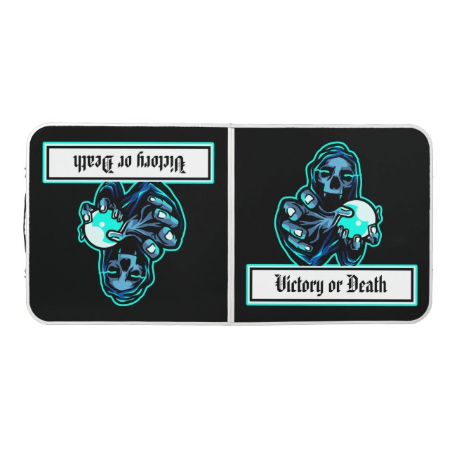 Custom Victory or Death Beer Pong Table (Top)