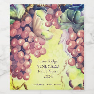 Custom Vineyard Wine Bottle Labels