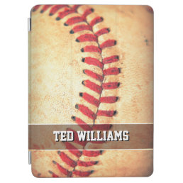 Custom vintage baseball ball iPad air cover