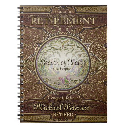 Custom Vintage Book Retirement