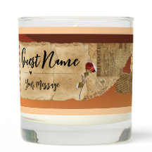 CUSTOM VINTAGE CANDLE FOR GIFT ON ALL OCCASSIONS