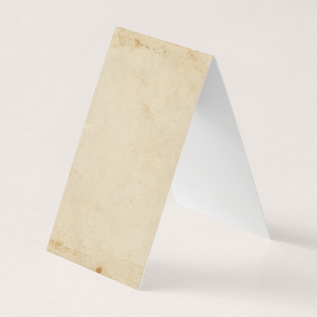 Custom Vintage Chic Tented Earring Display Card (Front)