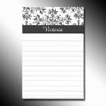 Custom Vintage Daisy Floral Art Lined Stickie Post-it Notes at Zazzle
