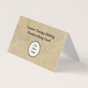 Custom Vintage Display Hang Package Header Card