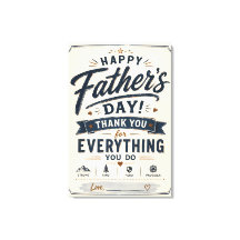 Custom Vintage Father’s Day Appreciation Gift