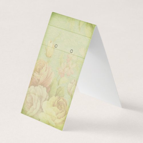 Custom Vintage Floral Jewelry Peaceful Display Business Card