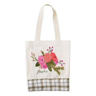 Custom | Vintage Garden Zazzle HEART Tote Bag
