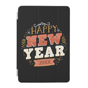 Custom Vintage Happy New Year Eve Design Unique iPad Mini Cover