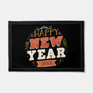Custom Vintage Happy New Year Eve Design Unique Pennant