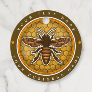 Custom vintage Honey product Favor Tags
