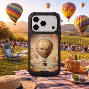 Custom Vintage Hot Air Balloon   Antique Travel  iPhone 17 Pro Case