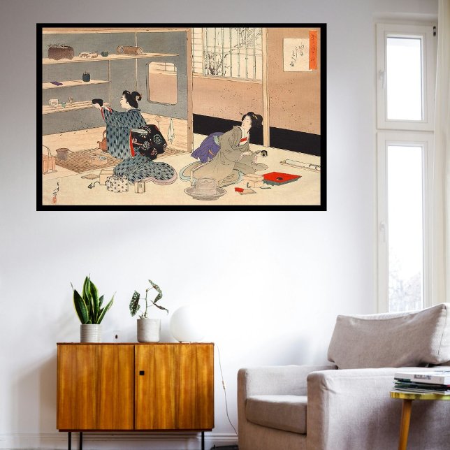 Custom Vintage Japanese Tea Ceremony Art 2 Poster (Creator Uploaded)