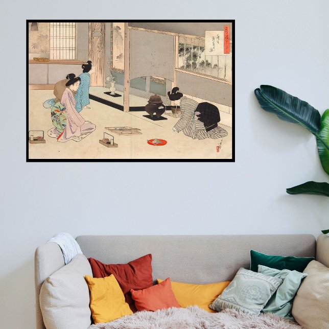 Custom Vintage Japanese Tea Ceremony Art 6 Poster (Creator Uploaded)