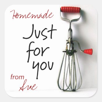 Custom Vintage "just For You" Stickers by Siberianmom at Zazzle