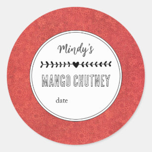 Custom Vintage Look Farmers Market Classic Canning Classic Round Sticker