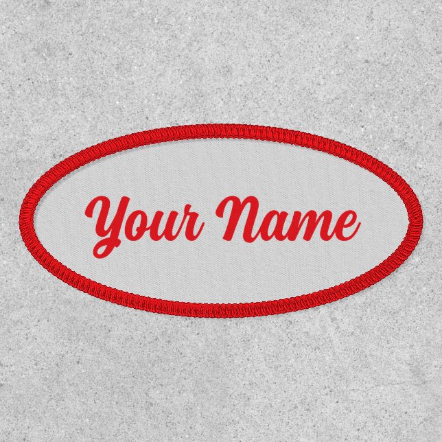 Custom Vintage Mechanic Name Patch - Retro Patch (Front)