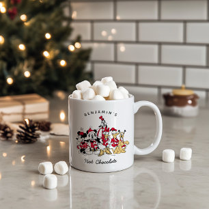Custom Vintage Mickey & Friends   Hot Chocolate Coffee Mug