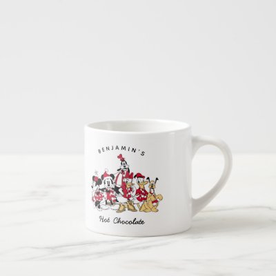 Custom Vintage Mickey &amp; Friends | Hot Chocolate Espresso Cup