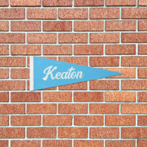 Custom Vintage Name Pennant Flag