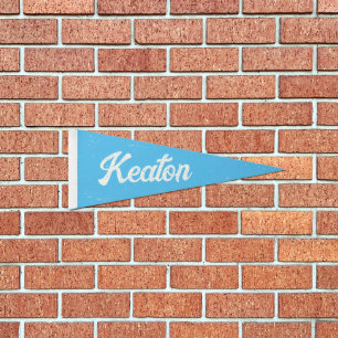 Custom Vintage Name Pennant Flag