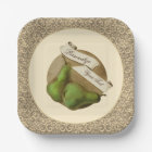 Custom Vintage Pears Chic Damask Fruit Elegant