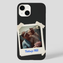 Custom Vintage Photo and Year Gift Case-Mate iPhone 14 Case