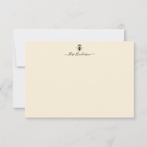 Custom Vintage Queen Bee Note Card