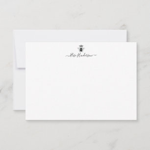 Custom Vintage Queen Bee Note Card