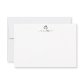 Custom Vintage Squirrel Note Card