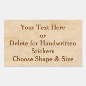 Custom Vintage Stickers Or Blank Stickers In Bulk by YourSportsGifts at Zazzle