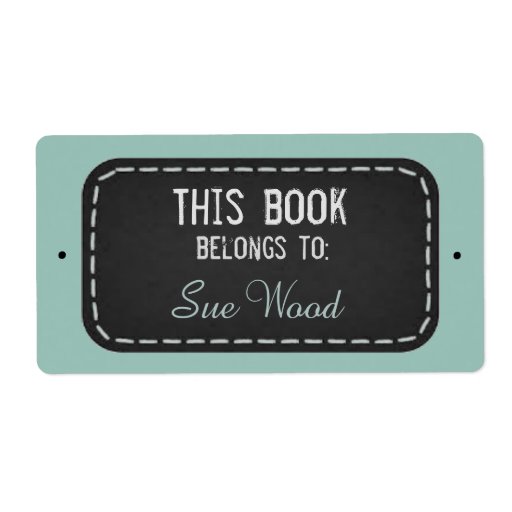 Custom Vintage Style Book Plate Labels | Zazzle