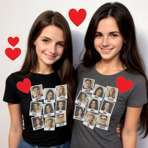 Custom vintage tagged photo collage T-Shirt