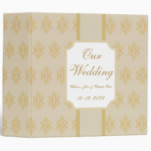 Custom Vintage Wedding Scrapbook Album Gift 3 Ring Binder