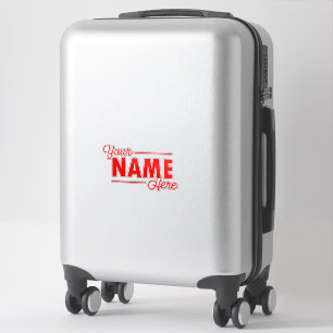 Custom Vinyl Name Decal Sheet: Personalized Cut