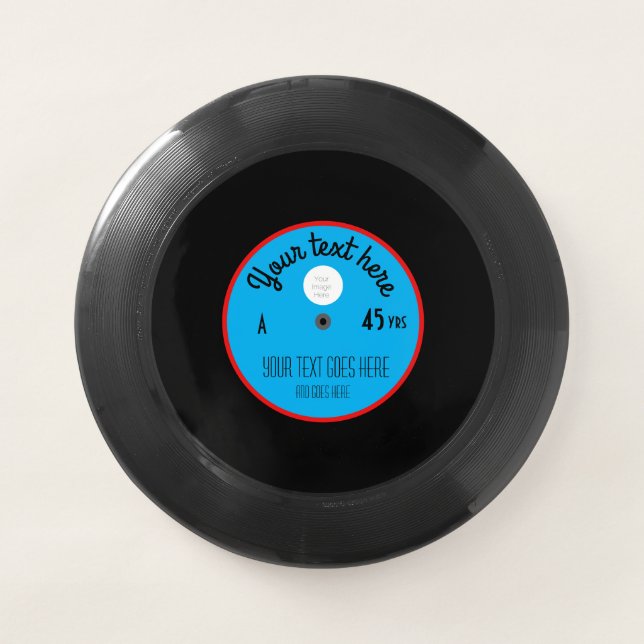 Custom Vinyl Record Photo Wham-O Frisbee (Front)