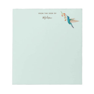Custom Violetear Hummingbird Notepad