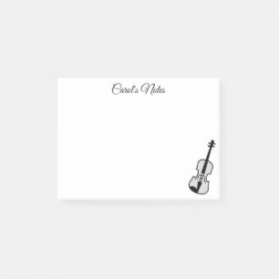 Custom violin Post-it® Notes for violinist