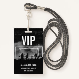 Custom VIP All Access Pass Concert Badge