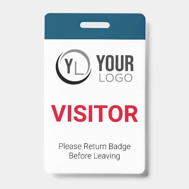 Custom Visitor ID Badge (Front)