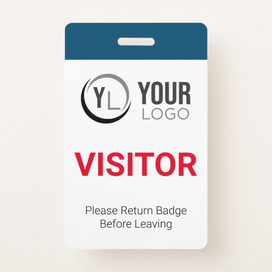 Custom Visitor ID Badge | Zazzle.com