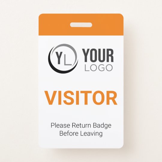 Custom Visitor ID Badge | Zazzle.com