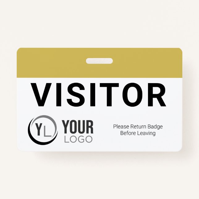 Custom Visitor ID Badge (Front)