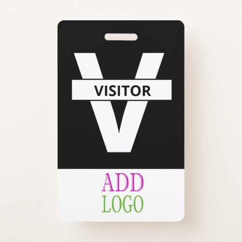 Custom Visitor _ Photo pass_  Name ID Badge