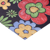 Custom Vivid Colorful Flowers Pattern Print Tissue Paper (Corner)