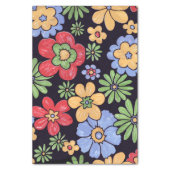 Custom Vivid Colorful Flowers Pattern Print Tissue Paper (Vertical)