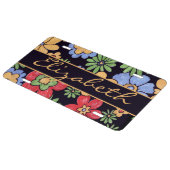 Custom Vivid Colorful Flowers to Personalize License Plate (Side)