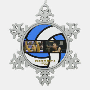 Custom Volleyball Personalized Photo Ornament