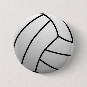 Custom VolleyBall Sports Product Pinback Button